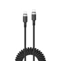 Miniatyrbild 1 av 6: Acefast USB-C - USB-C 3A Kabel 1.2m Spring 480Mb/s - Svart
