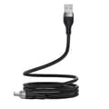 Miniatyrbild 4 av 6: Acefast USB-A - USB-C 3A Kabel 1.2m Magnetic Braid - Svart