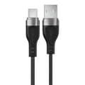 Miniatyrbild 1 av 6: Acefast USB-A - USB-C 3A Kabel 1.2m Magnetic Braid - Svart