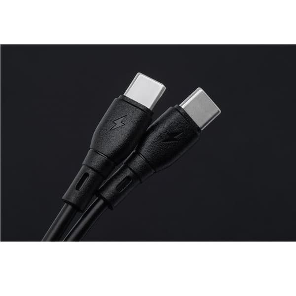 Blue Star USB-C - USB-C 3A 60W Kabel 2m ECO - Svart