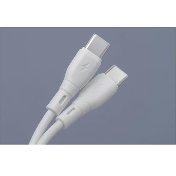 Blue Star USB-C - USB-C 3A 60W Kabel 1m ECO PJ73-13-3 - Vit