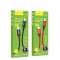 Miniatyrbild 4 av 4: Hoco USB-C till Lightning Kabel PD 20W X89 1m Svart