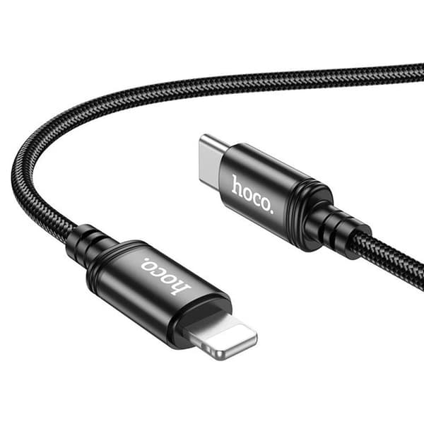 Hoco USB-C till Lightning Kabel PD 20W X89 1m Svart