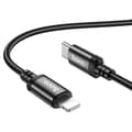 Miniatyrbild 2 av 4: Hoco USB-C till Lightning Kabel PD 20W X89 1m Svart