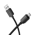 Miniatyrbild 1 av 4: HOCO USB-A till Micro-USB Kabel 2.4A X113 1 m - Svart