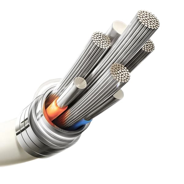 Joyroom USB-A Till Lightning Kabel 3A 2m - Beige