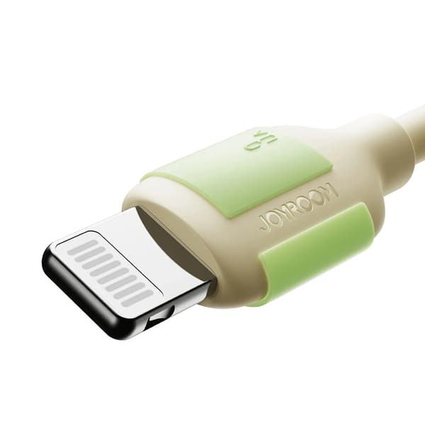 Joyroom USB-A Till Lightning Kabel 3A 2m - Beige