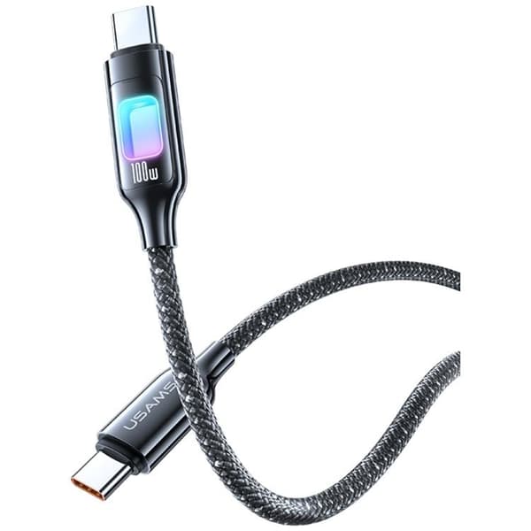 USAMS USB-C Till USB-C Kabel 100W 1.2m TC - Tarnish