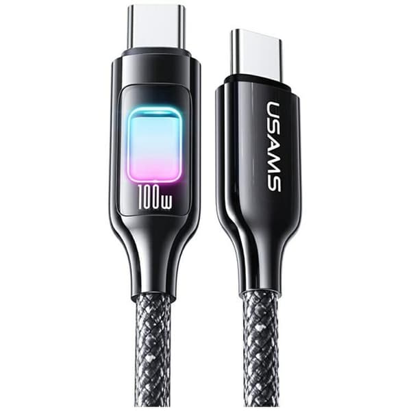 USAMS USB-C Till USB-C Kabel 100W 1.2m TC - Tarnish
