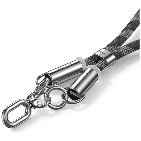 USAMS USB-C Till Lightning Kabel 1.2m Lanyard - Grön