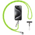 Miniatyrbild 1 av 7: USAMS USB-C Till Lightning Kabel 1.2m Lanyard - Grön