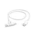 Miniatyrbild 1 av 4: Hama USB-C Till USB-C eller Lightning 1.5m Kabel - Vit