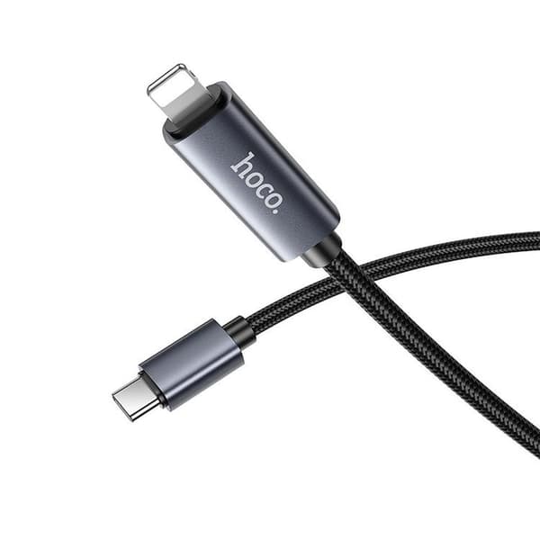 Hoco USB-C till Lightning Kabel PD 27W X112 1m Svart