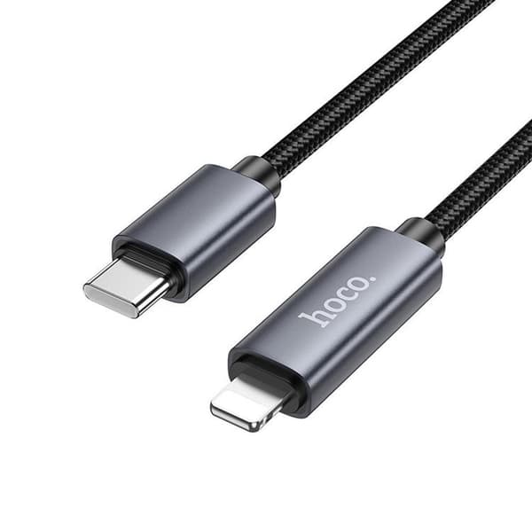 Hoco USB-C till Lightning Kabel PD 27W X112 1m Svart