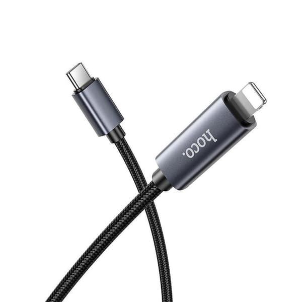 Hoco USB-C till Lightning Kabel PD 27W X112 1m Svart