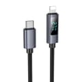 Miniatyrbild 1 av 6: Hoco USB-C till Lightning Kabel PD 27W X112 1m Svart
