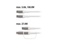 Miniatyrbilde 3 av 5: Vivanco USB-C kabel USB-C® bøsning 1.2 m Hvid 64216