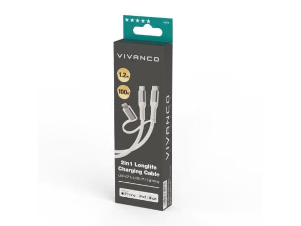 Vivanco USB-C kabel USB-C® bøsning 1.2 m Hvid 64216