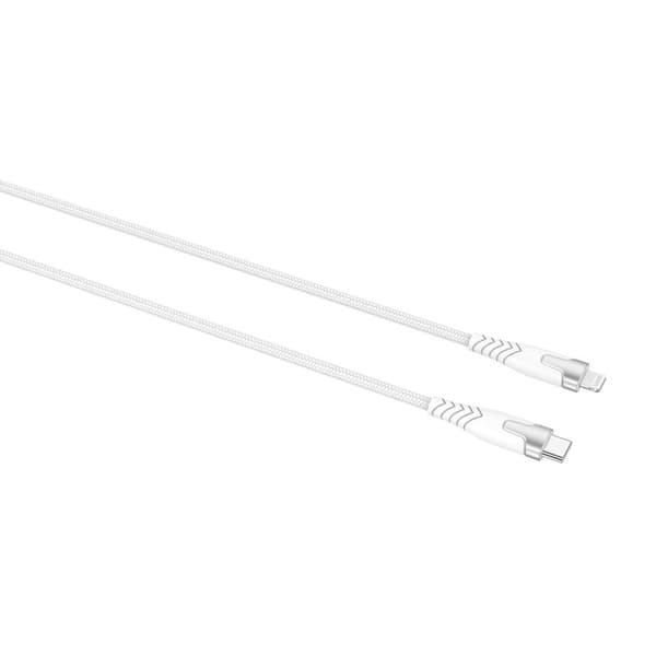 Gear Kevlar-kabel Pro Usb-C Til Lightning Metalhus Hvid 1,5m