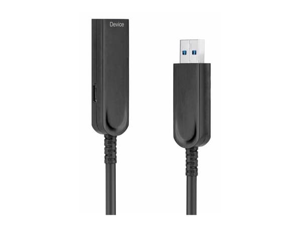 MicroConnect Premium - USB-förlängningskabel - USB typ A (hane) till USB typ A (hona) - USB 3.2 Gen 2 - 30 m - Active Optical Cable (AOC) - svart