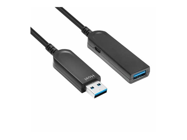 MicroConnect Premium - USB-förlängningskabel - USB typ A (hane) till USB typ A (hona) - USB 3.2 Gen 2 - 30 m - Active Optical Cable (AOC) - svart