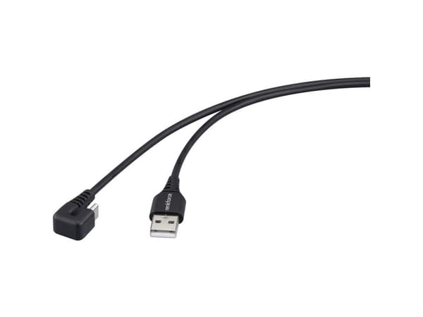 Renkforce USB-kabel USB 2.0 USB-C® stik, USB-C® stik 1.00 m Sort Stik drejet 180° RF-6721078