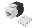 Miniatyrbild 1 av 5: Equip 769227, platt, vit, RJ-45, LSA, honkontakt, 10GBase-T