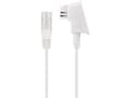 Miniatyrbilde 1 av 5: Goobay 60666 Date, 2 m, TAE (F), RJ-45, Hvit, Hankjønn, Hankjønn