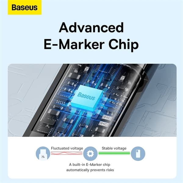 240W Snabbladdning Baseus Tungsten USB-C till USB-C-kabel – 3m