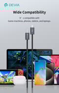 Miniatyrbillede 9 af 9: 240W Devia Extreme Snabbladdning USB-C till USB-C-kabel – 2m