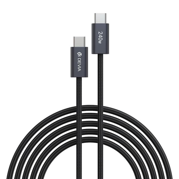 240W Devia Extreme Snabbladdning USB-C till USB-C-kabel – 2m