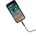 Miniatyrbild 5 av 6: Maxlife USB - Lightning Kabel 1 m 2A - Grå Nylon
