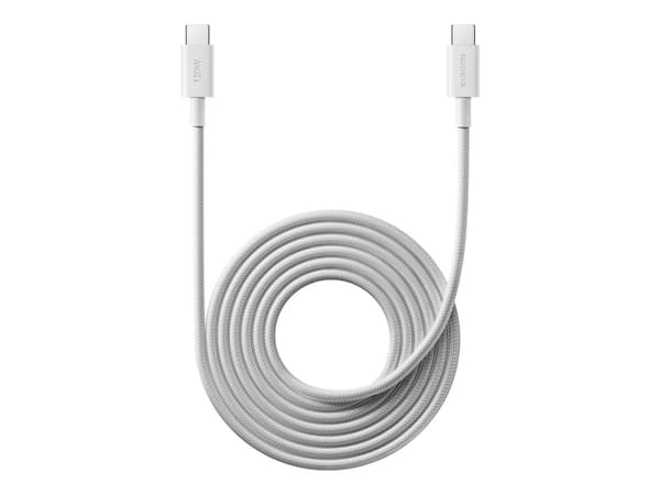 Xiaomi - USB-kabel - USB-C (hann) til USB-C (hann) - USB 2.0 - 6 A - 2 m - secure, Fast Charging up to 120W - hvit
