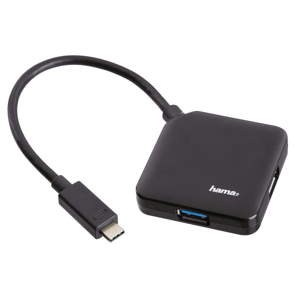 HAMA USB Hub 3.0 Type C 1:4 Sort