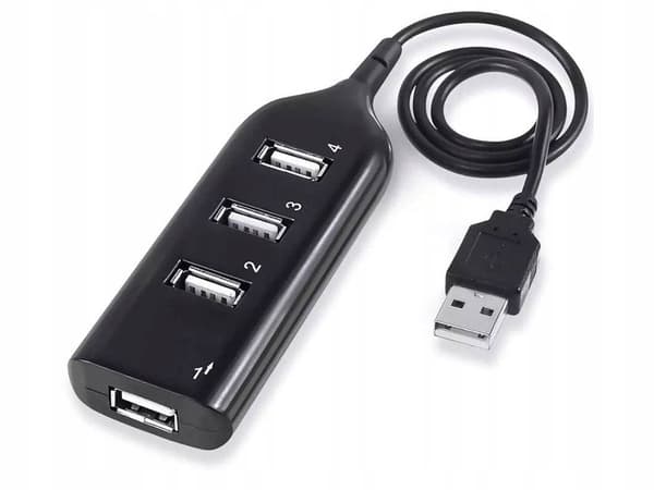 USB-hub splitter med 4 portar - Effektiv och enkel att använda