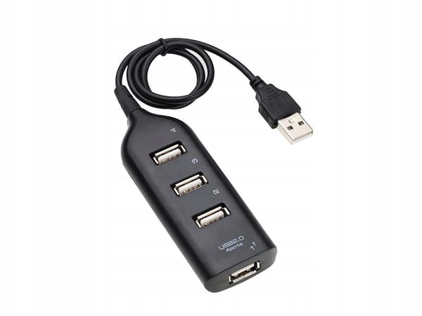 USB-hub splitter med 4 portar - Effektiv och enkel att använda
