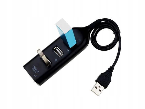 USB-hub splitter med 4 portar - Effektiv och enkel att använda