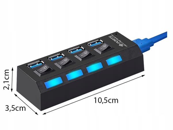 USB 3.0 Port Splitter - För snabb och pålitlig dataöverföring