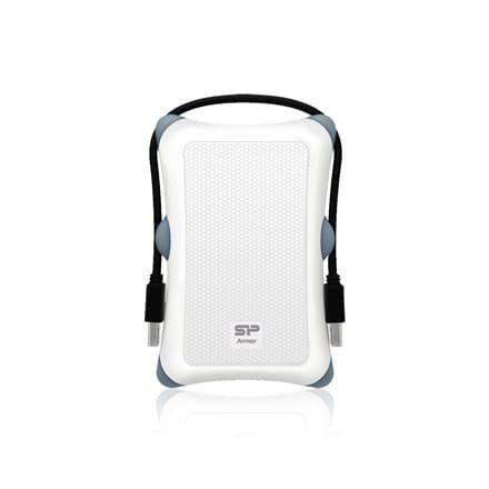 SILICON POWER External HDD Armor A30 2.5inch 1TB USB 3.0 Anti-shock White