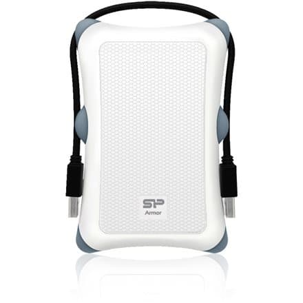 SILICON POWER External HDD Armor A30 2.5inch 1TB USB 3.0 Anti-shock White