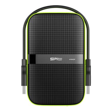 SILICON POWER External HDD Armor A60 2.5inch 2TB USB 3.0 IPX4 Black