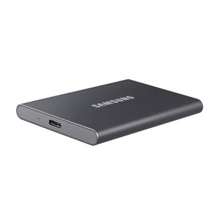External SSD|SAMSUNG|T7|1TB|USB 3.2|Write speed 1000 MBytes/sec|Read speed 1050 MBytes/sec|MU-PC1T0T/WW