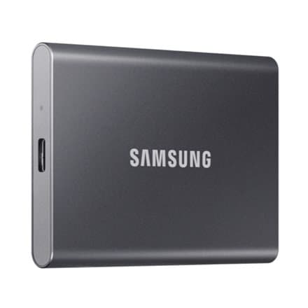 External SSD|SAMSUNG|T7|1TB|USB 3.2|Write speed 1000 MBytes/sec|Read speed 1050 MBytes/sec|MU-PC1T0T/WW