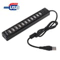 Miniatyrbilde 1 av 4: 12-Porters USB 2.0 HUB