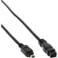 Kabel IEEE1394 4pin/stk. - 9pol/St. 1,8 m sort (34902)