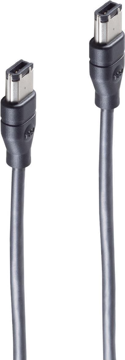 shiverpeaks BS77202 - FireWire 400 (IEEE 1394/IEEE 1394a) - 6-p - 6-p - Svart - Hane/Hane - 400 Mbit/s (BS77202)