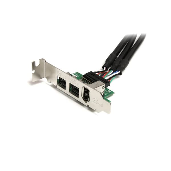 StarTech.com 3-portti 2b 1a 1394 Mini PCI Express FireWire-korttisovitin - FireWire-sovittimet - PCI Express Mini -kortti - FireWire 800 - 2 porttia +