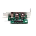 Pikkukuva 4 / 6: StarTech.com 3-portti 2b 1a 1394 Mini PCI Express FireWire-korttisovitin - FireWire-sovittimet - PCI Express Mini -kortti - FireWire 800 - 2 porttia +