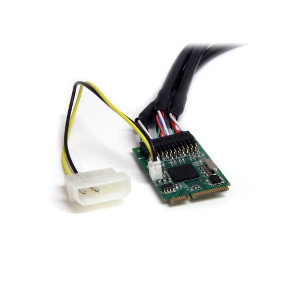 StarTech.com 3-portti 2b 1a 1394 Mini PCI Express FireWire-korttisovitin - FireWire-sovittimet - PCI Express Mini -kortti - FireWire 800 - 2 porttia +
