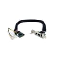 Pikkukuva 1 / 6: StarTech.com 3-portti 2b 1a 1394 Mini PCI Express FireWire-korttisovitin - FireWire-sovittimet - PCI Express Mini -kortti - FireWire 800 - 2 porttia +